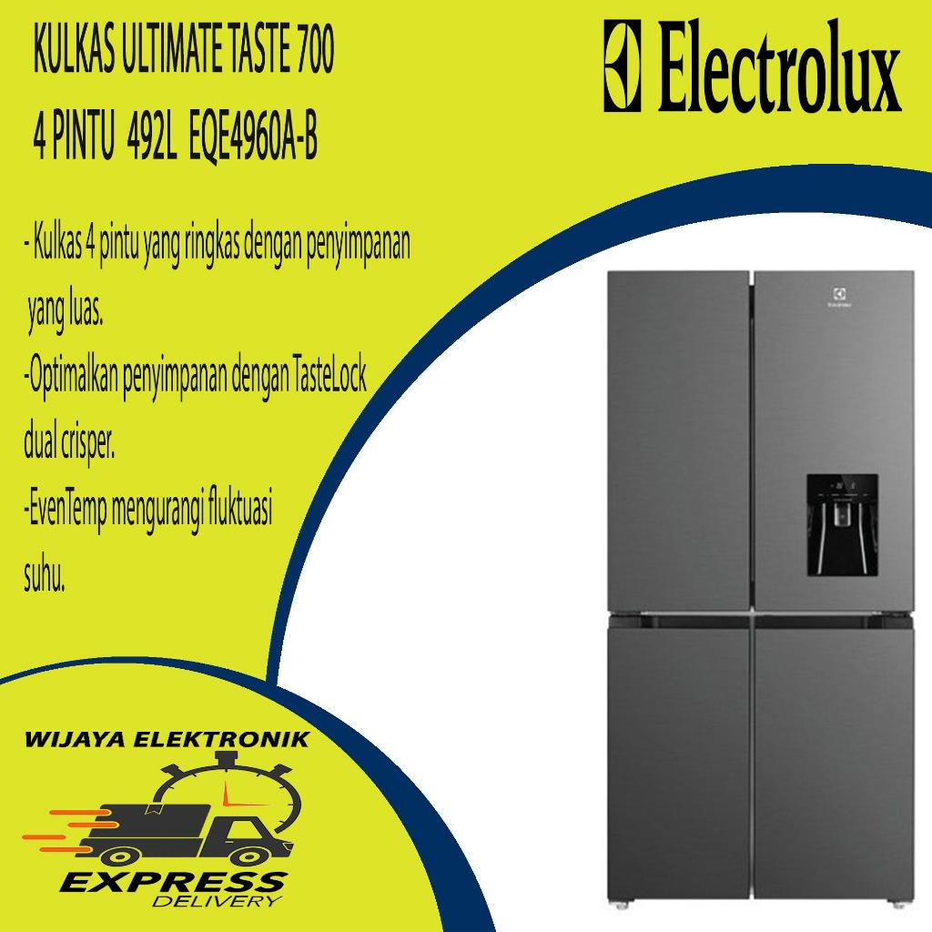 Electrolux EQE4960A-B Kulkas 4 Pintu Hitam