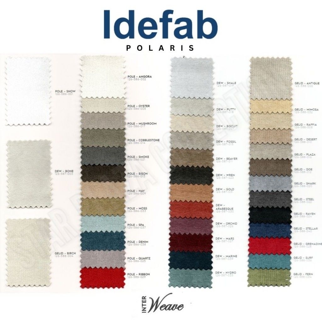 POLARIS Collection Idefab Pro - Bahan Kain Linen Fabric Tebal Prestige Premium Fabric High End Hotel