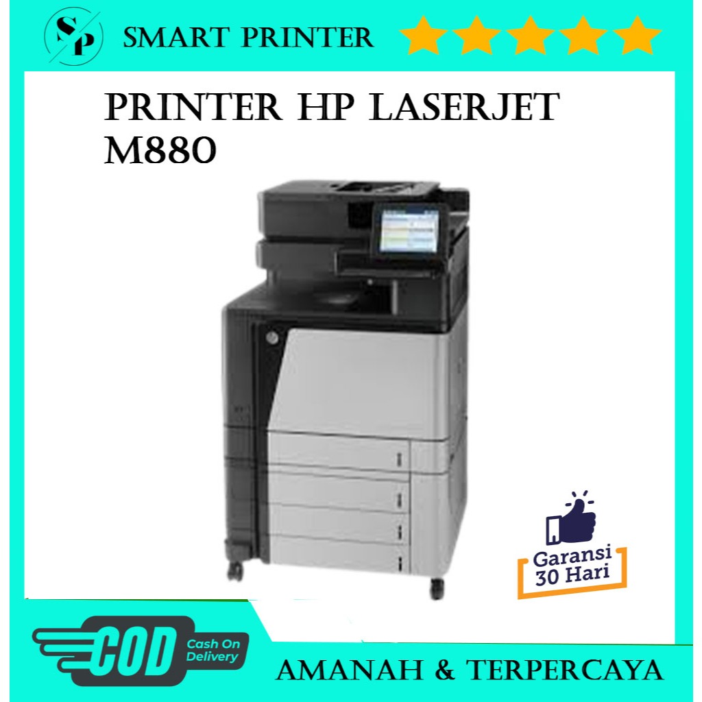 Printer A3 HP Laserjet Enterprise M880 Color Like New bergaransi