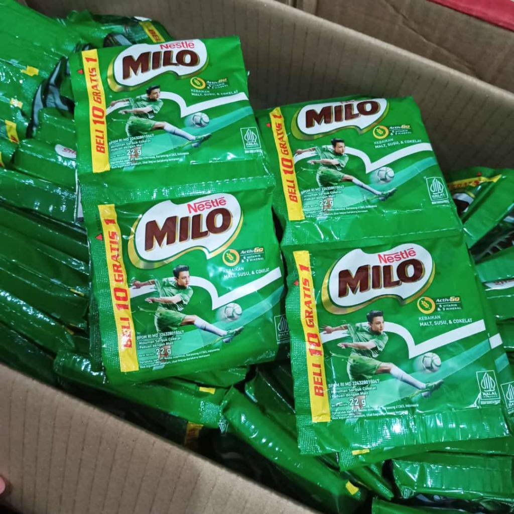 

11 Sachet - Milo Sachet 1 Renceng Isi 11 Sachet