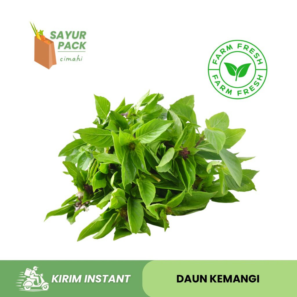 

DAUN KEMANGI 1 IKAT | kemangi segar | sayur instant cimahi