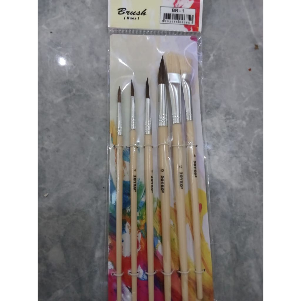 

kuas set berbagai ukuran