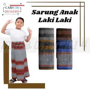 Sarung Anak Laki Laki Motif Salur 5-9Tahun