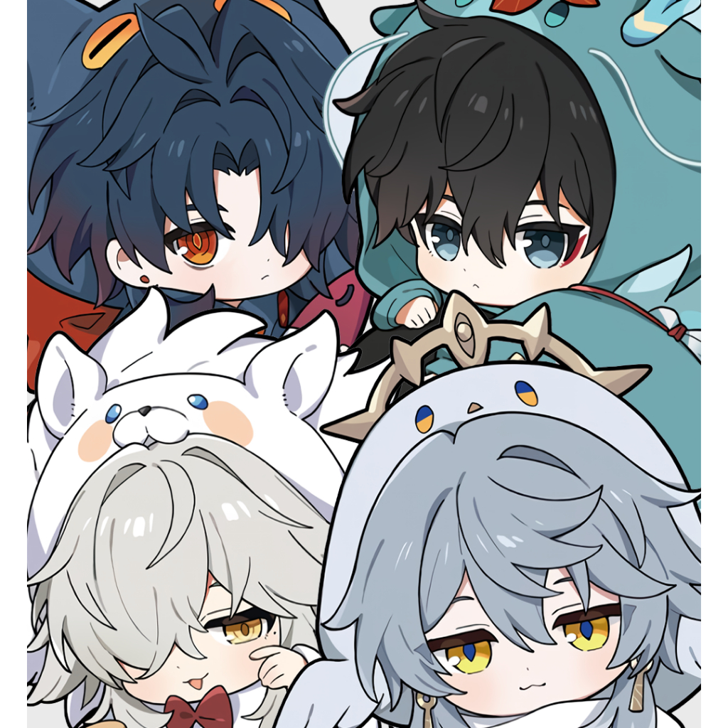 [HSR] Danheng Blade Jingyuan Sunday Chibi Akrilik Standee Phonestrap Honkai Star Rail