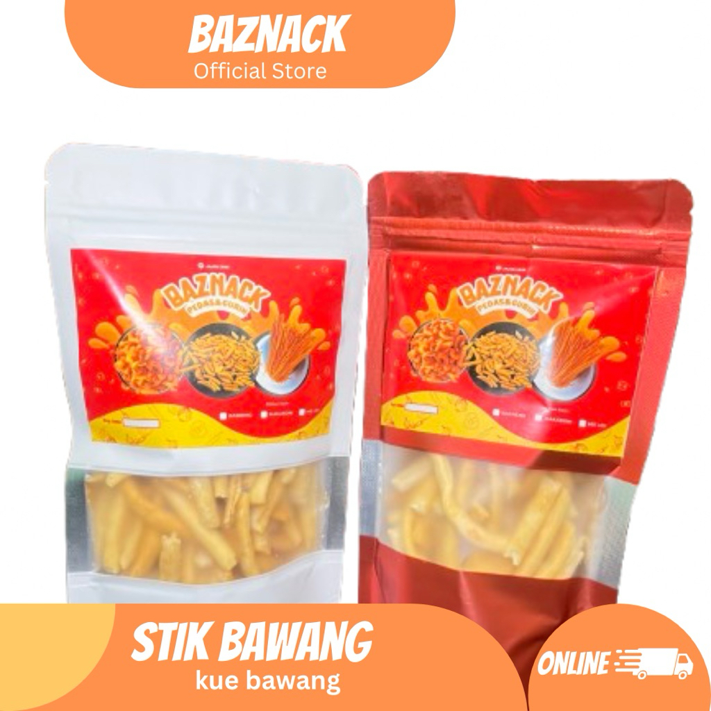 

Stik Bawang (Kue bawang) Gurih Cemilan kue bawang