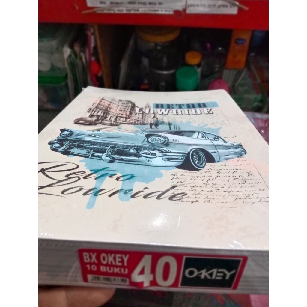 

BUKU TULIS OKEY 40 LEMBAR /PAK ISI 10BIJI +BONUS