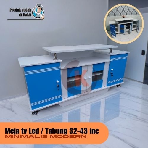 Meja tv Led / tabung minimalis 32 - 43 inch modern Kekinian Termurah