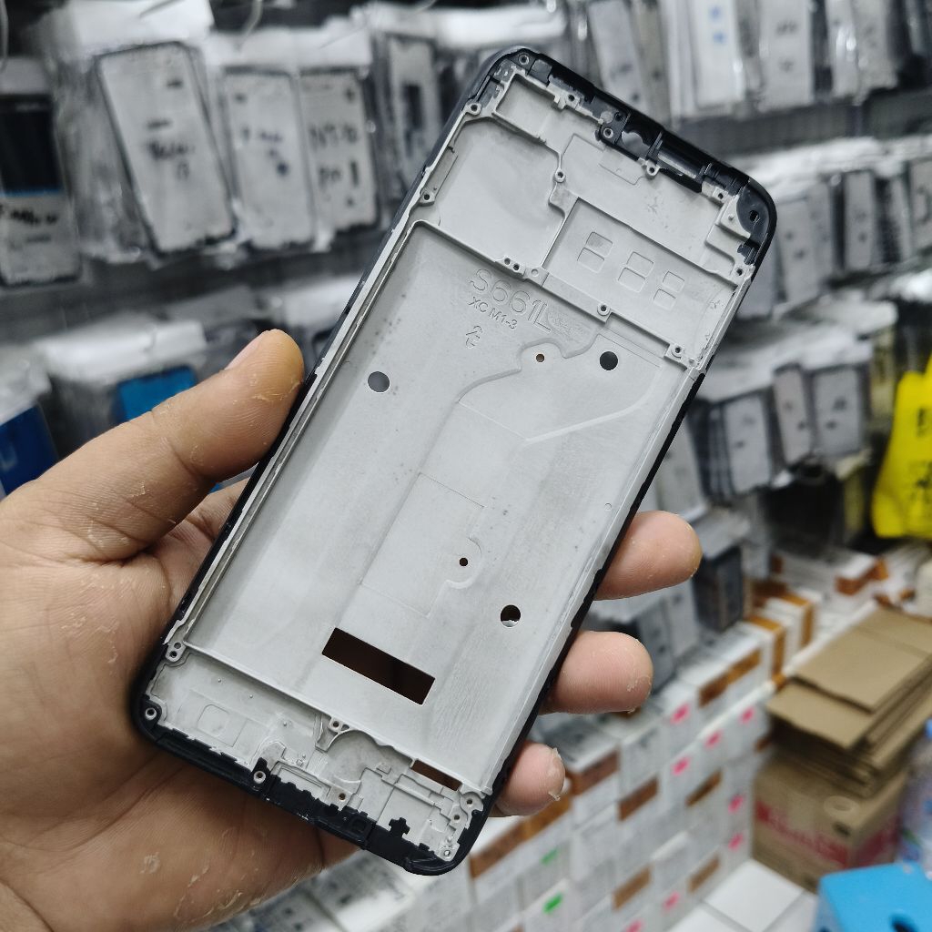 frame lcd tatakan lcd tulang tengah middle itel vision 3