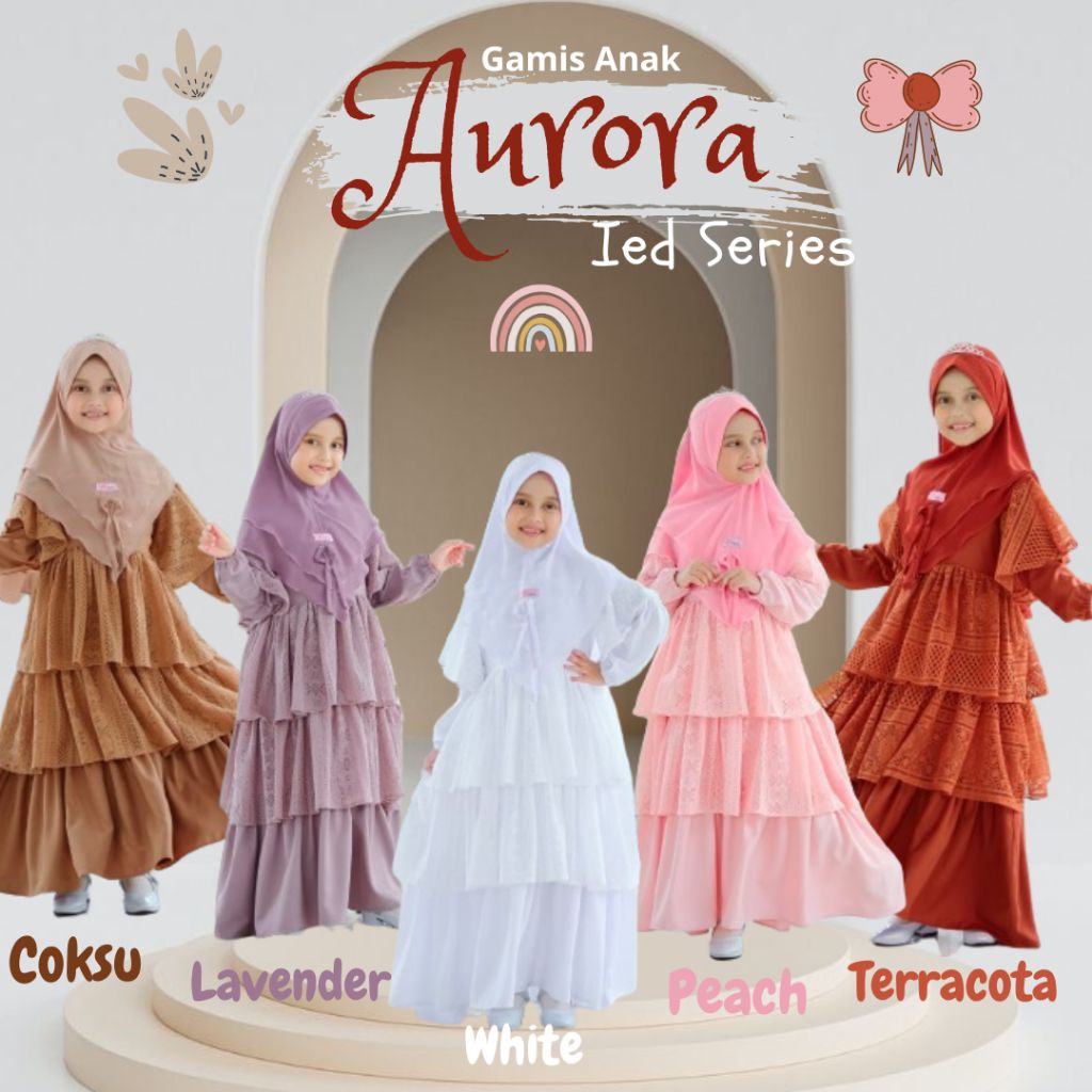 Gamis Anak Aurora Ied Series