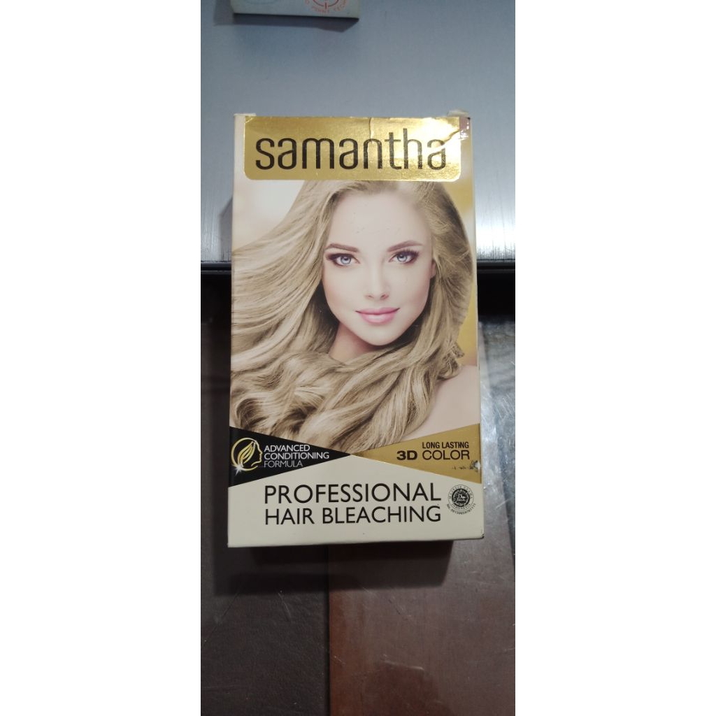 Samantha pewarna rambut hair bleaching