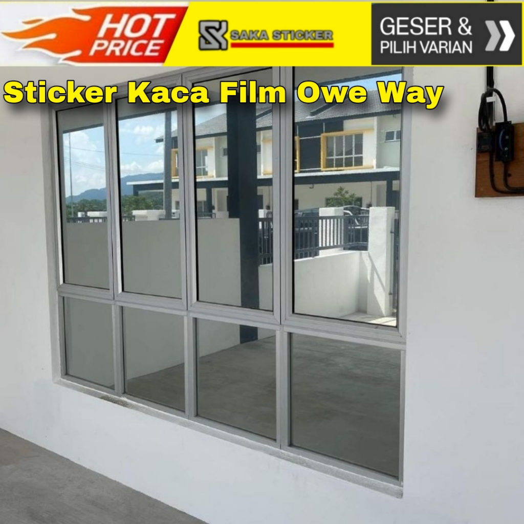 Stiker Kaca Film Jendela Rumah Sticker One Way
