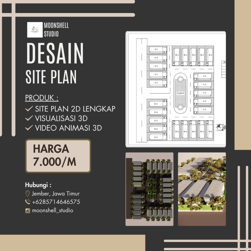 

Pembuatan Site Plan