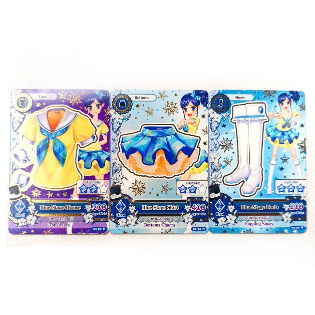 Blue Stage Coord Kartu Aikatsu Aoi Kiriya