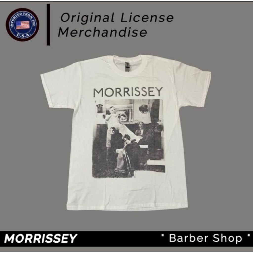 Morrissey T shirt Kaos Band Music Original Official Licensed MORRISSEY ORI