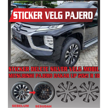 STICKER VELG/ STICKER VELG PAJERO DAKAR ANPS FACELIFT 2021 UP