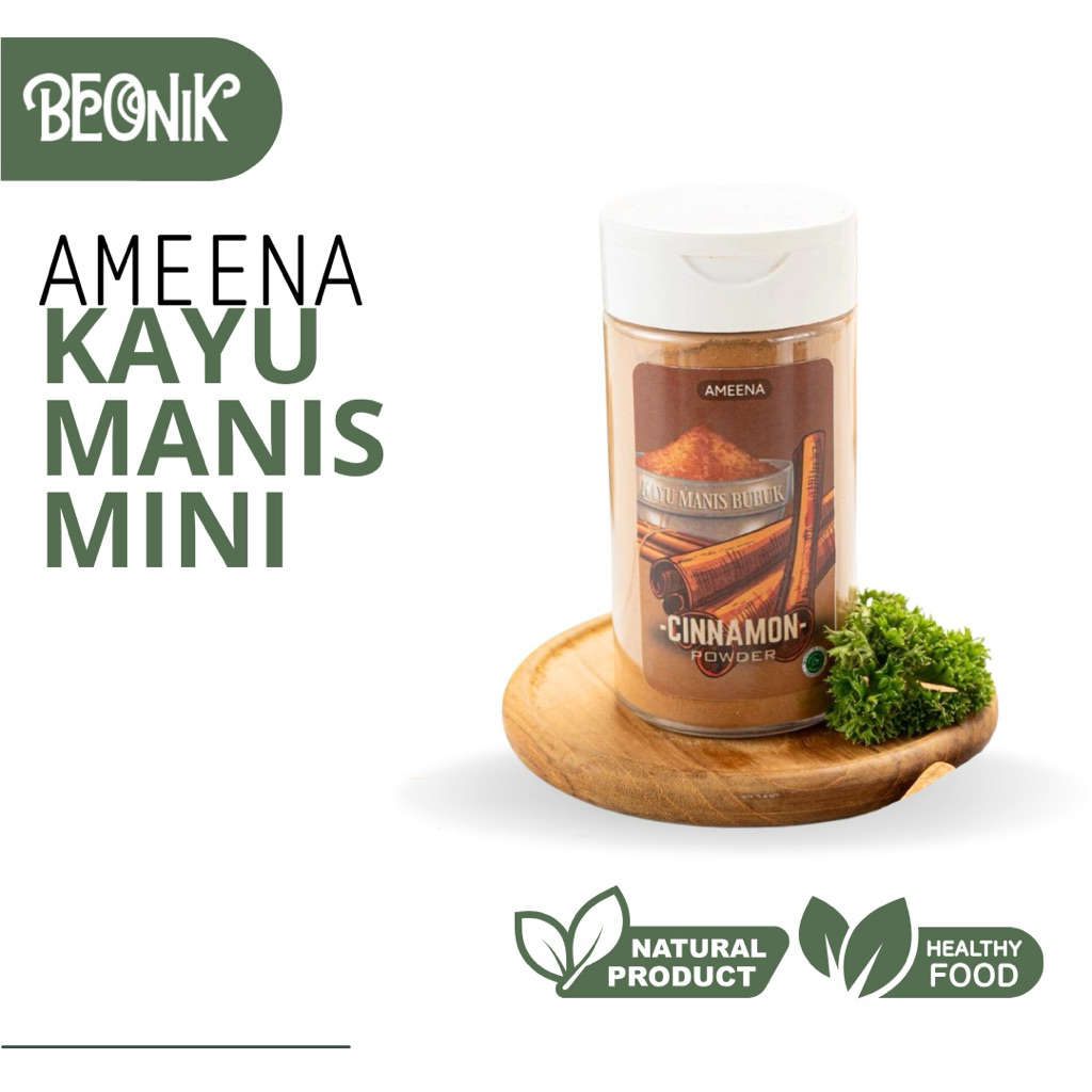 

[ MINI ] Kayu Manis Bubuk Ground Cinnamon 70GR | Ameena Premium Quality