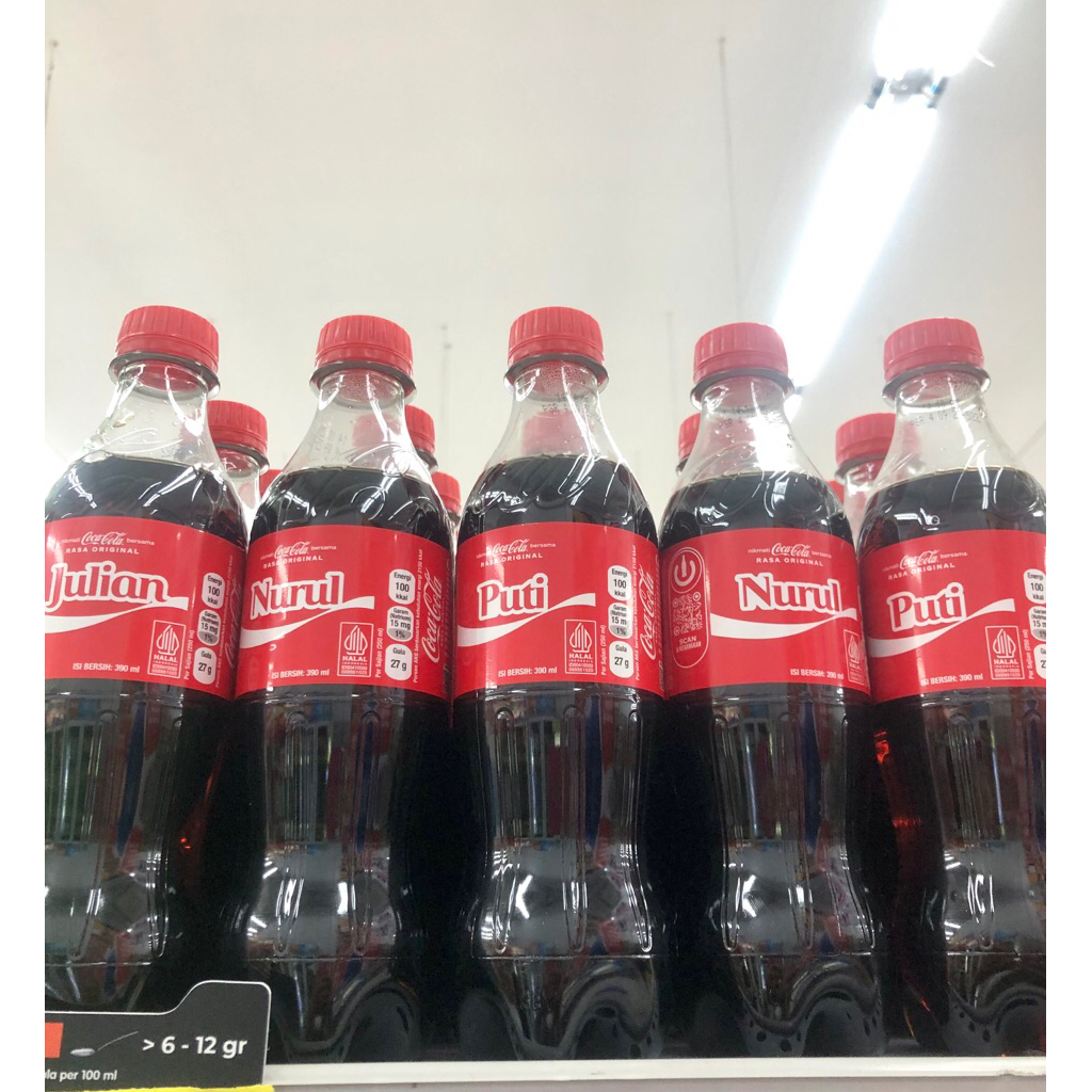 

COCA COLA ORIGINAL Edisi Nama 390ml