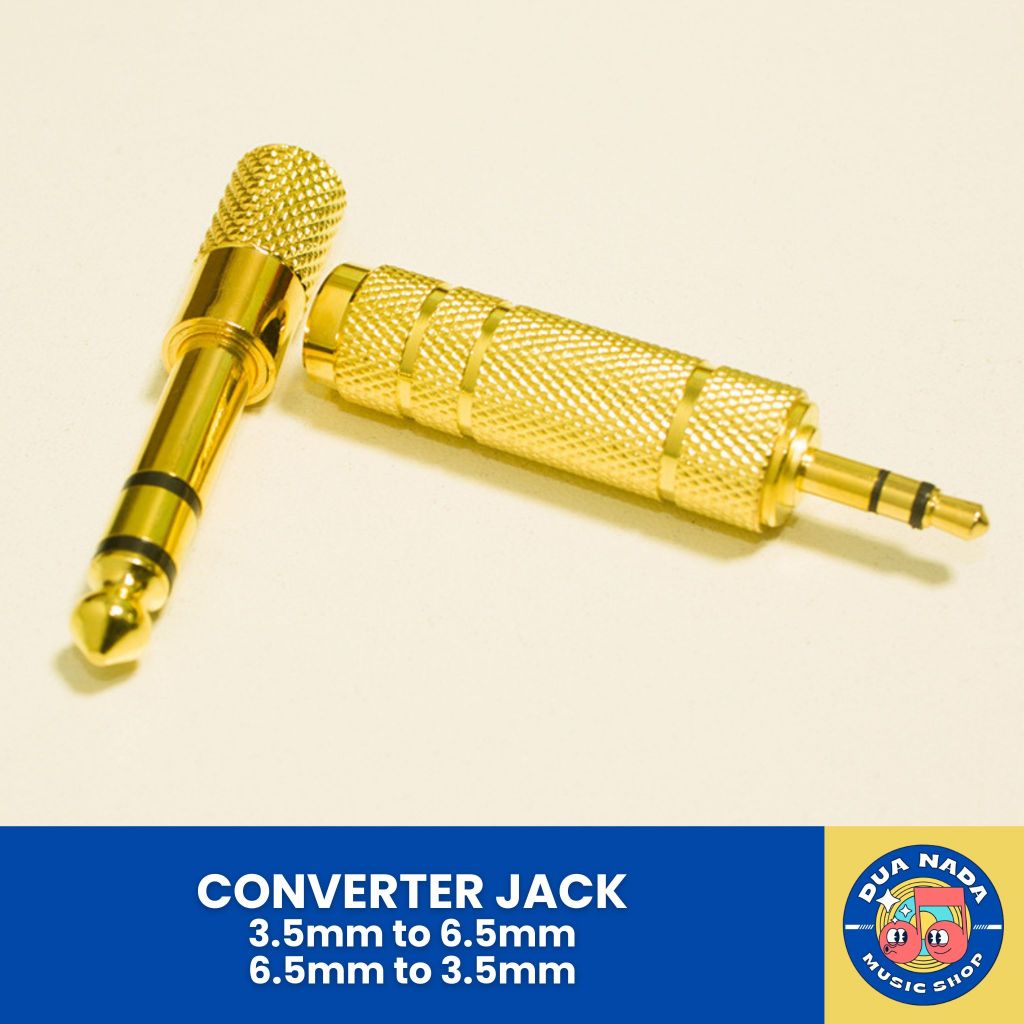 Converter Jack 6.5 to 3.5mm & 3.5 to 6.5mm
