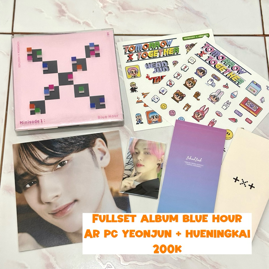 [BOOKED] UNSEALED BLUE HOUR AR YEONJUN OFFICIAL ALBUM TXT CHOI YEONJUN SOOBIN BEOMGYU TAEHYUN HUENIN