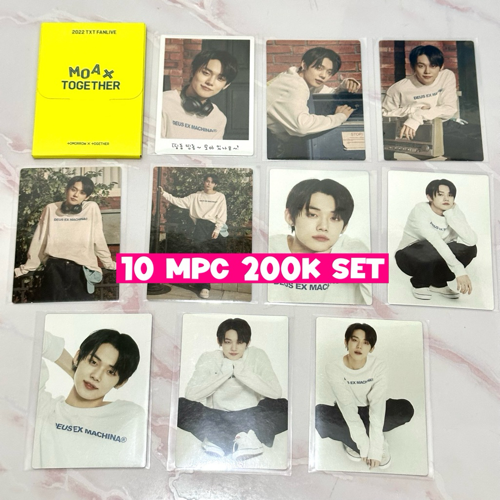 [MPC] OFFICIAL PHOTOCARD YEONJUN TXT FANLIVE 2022 MOA TOGETHER TOMORROW X TOGETHER
