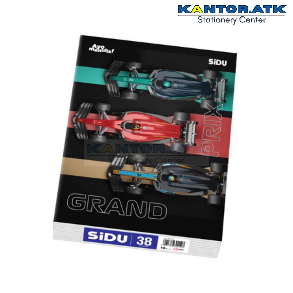 

bib Buku Tulis SIDU 38/58 Lembar (1Pak Isi 10Buku)