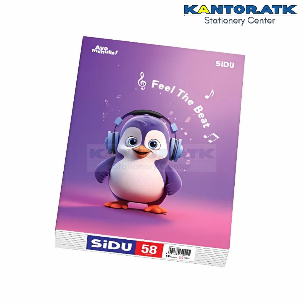 

RB Buku Tulis SIDU 38/58 Lembar (1Pak Isi 10Buku)