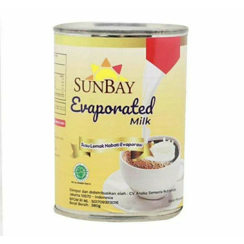 

SUNBAY SUSU EVAPORATED 380 GRAM