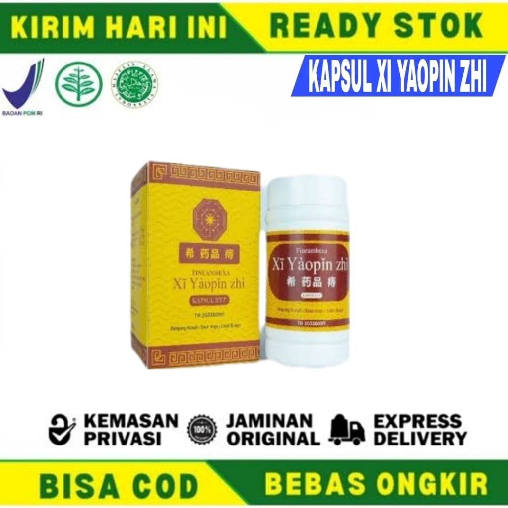 

XI YAOPIN ZHI - Kapsul Herbal Obat Wasir Ambeien Ambeyen Dengan Ekstra Kunyit Dan Daun Ungu