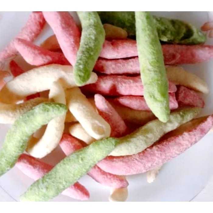 

Telor Gabus Warna Warni 200gram