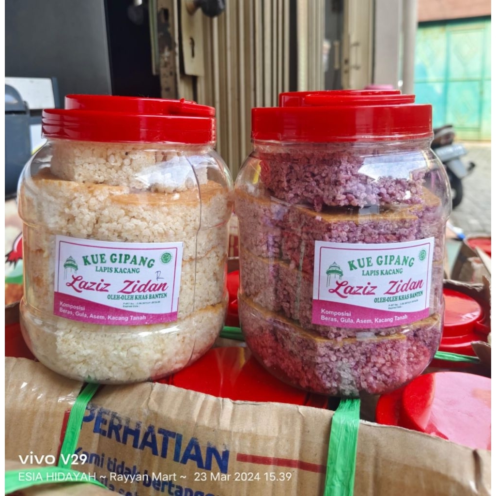 

READYYY GIPANG TOPLES LAPIS KACANG ADA DUA VARIAN