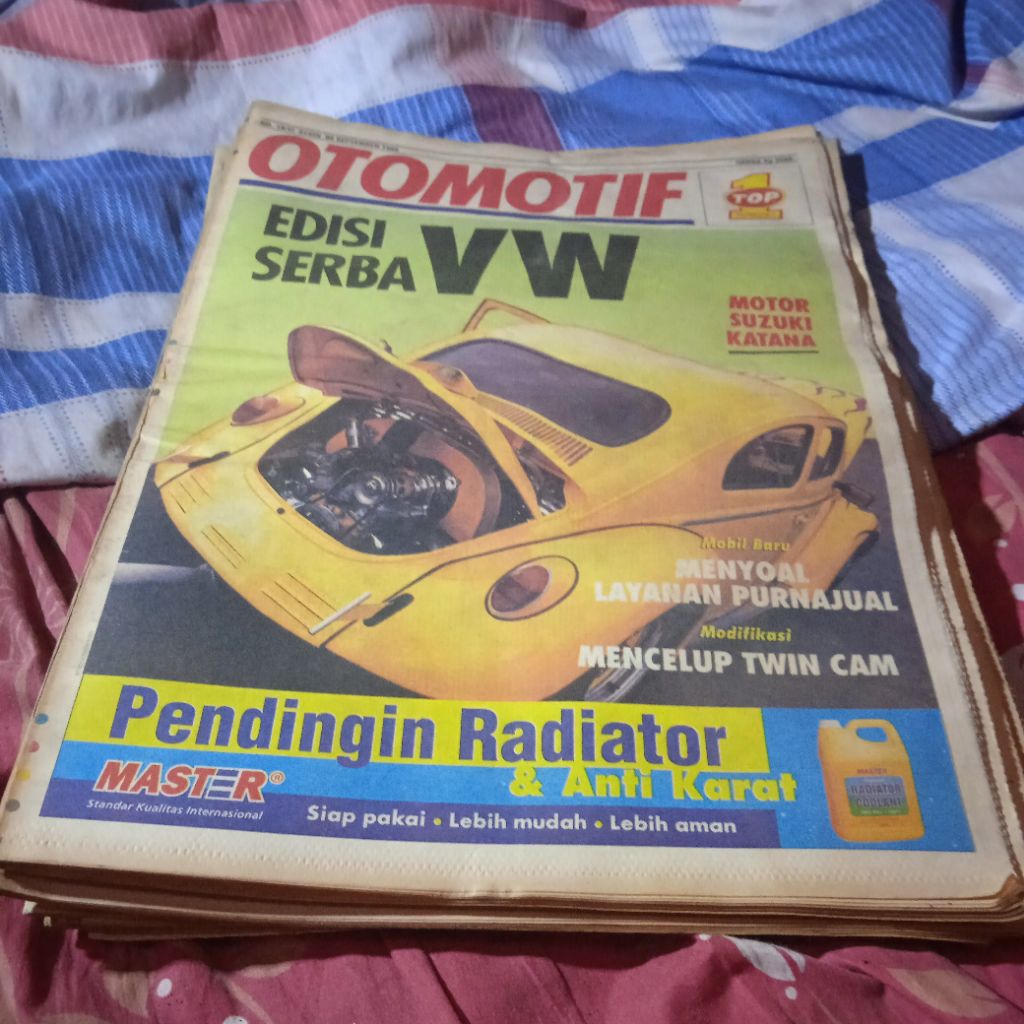 Tabloid Otomotif jadul tahun 1996, Edisi serba VW, Modifikasi Mencelup Twin Cam