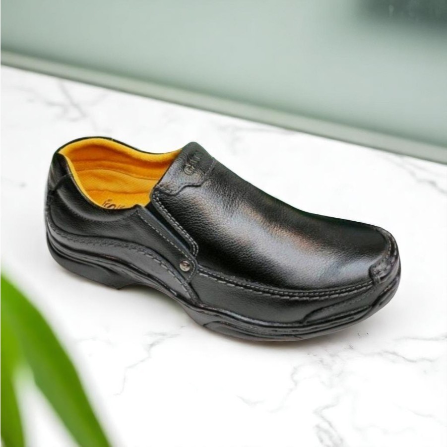 Sepatu Pantofel kulit Pria GATS MP 2602  BLACK original BY GATS