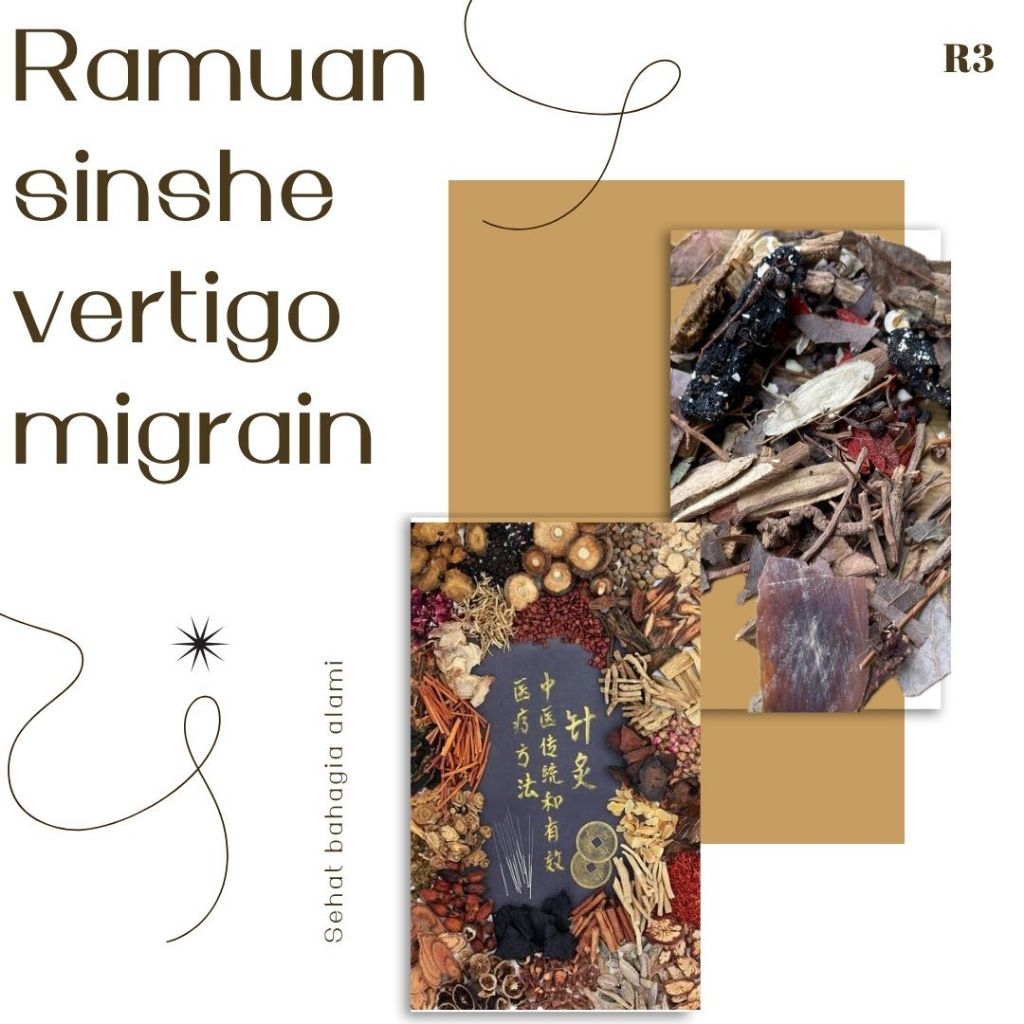 

vertigo migrain insomnia ramuan sinse sinshe racikan Tiongkok ramuan herbal tradisional