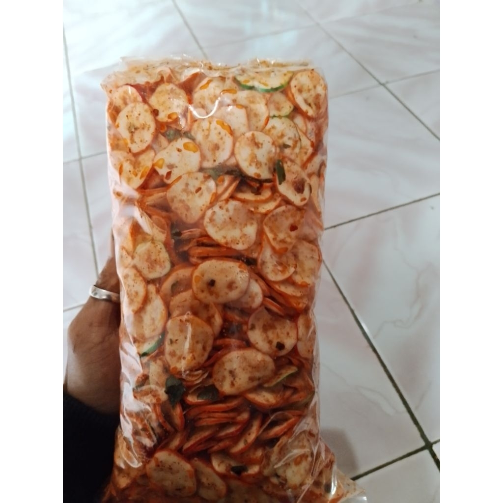

seblak krupuk bawang pedas 500gram