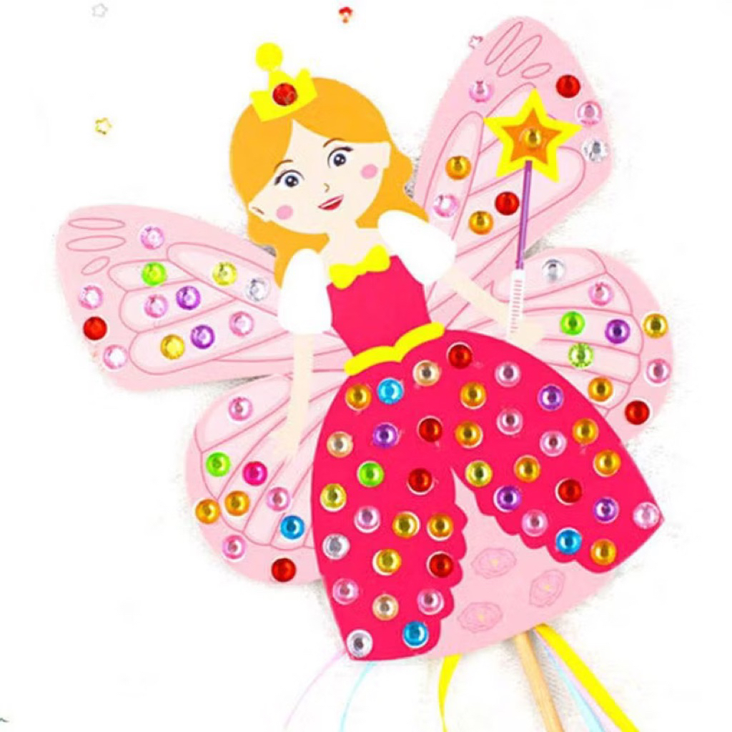Mainan edukasi anak perempuan tempel menempel sticker diamond stiker diamon mosaic mozaic rhinestone