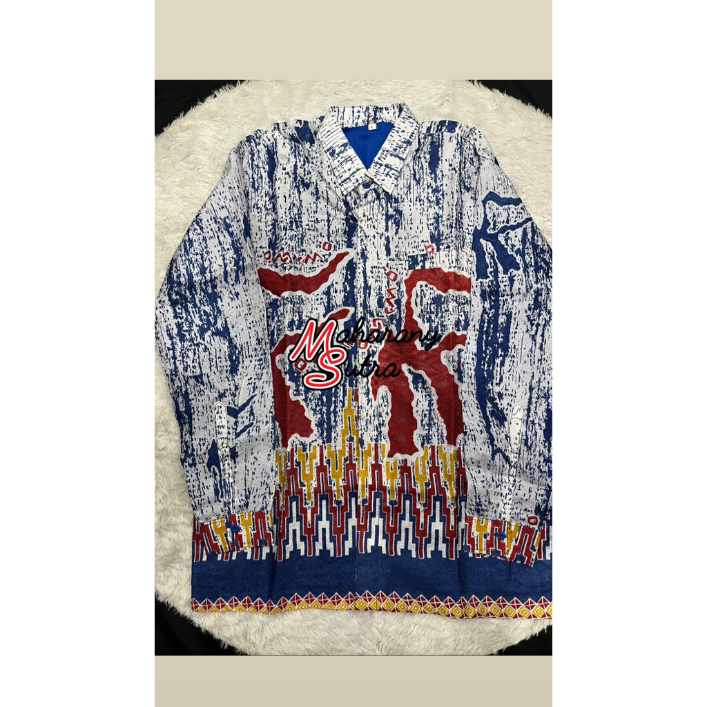 kemeja batik khas Sulawesi selatan