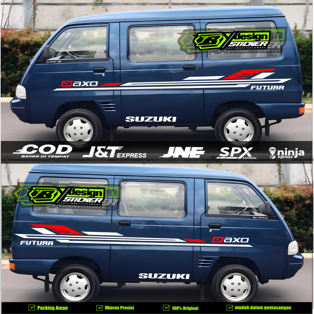stiker cutting mobil suzuki carry futura stiker variasi list mobil  Carry Futura terbaru
