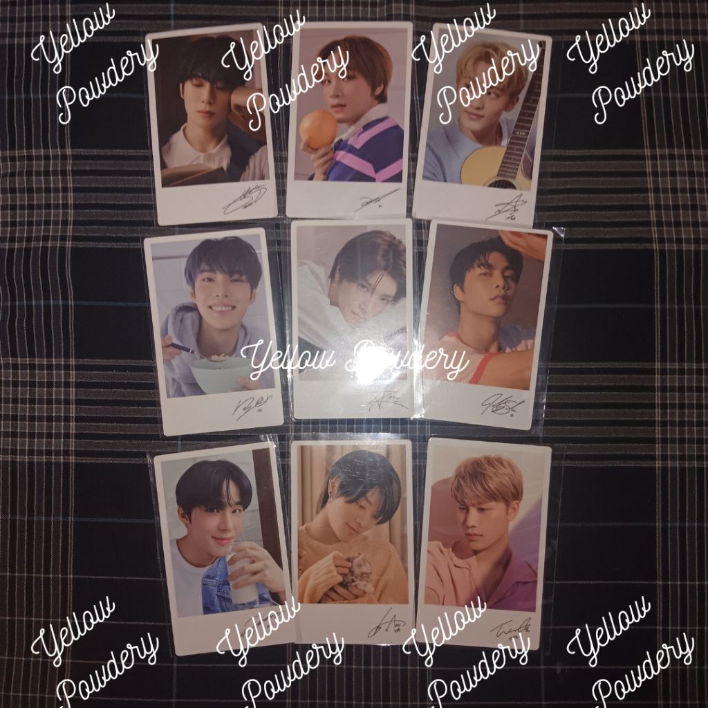 READY PHOTOCARD POLAROID NATREP PC NATURE REPUBLIC MERCH OFFICIAL LIMITED INDONESIA JUNGWOO POUT TAE