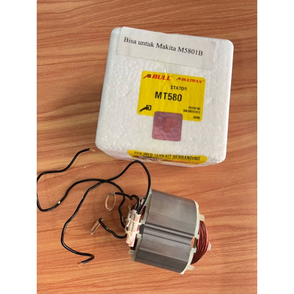 BULL Stator mesin Serkel kayu maktec MT 580 / MT 583 / Makita M5801B
