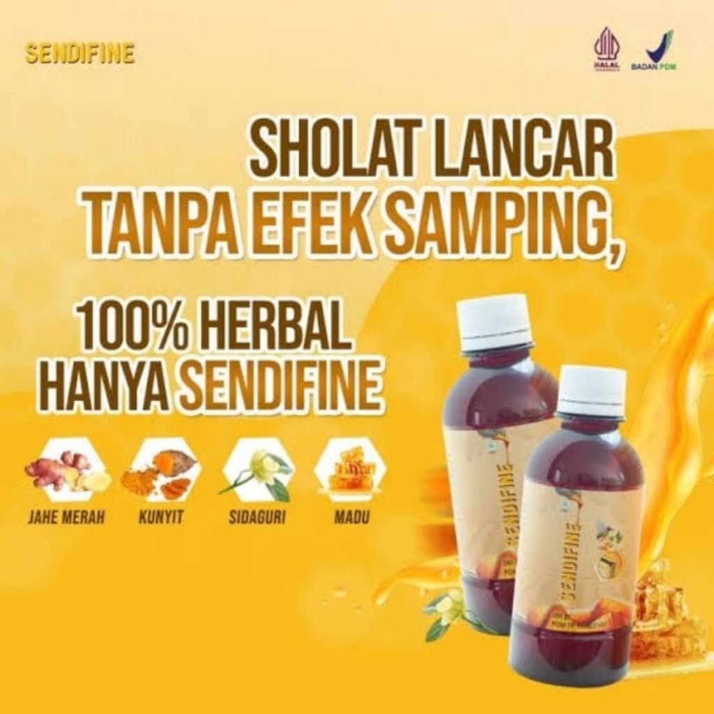MADU SENDIFINE Herbal Bantu Redakan Nyeri Lutut dan Persendian Ber BPOM