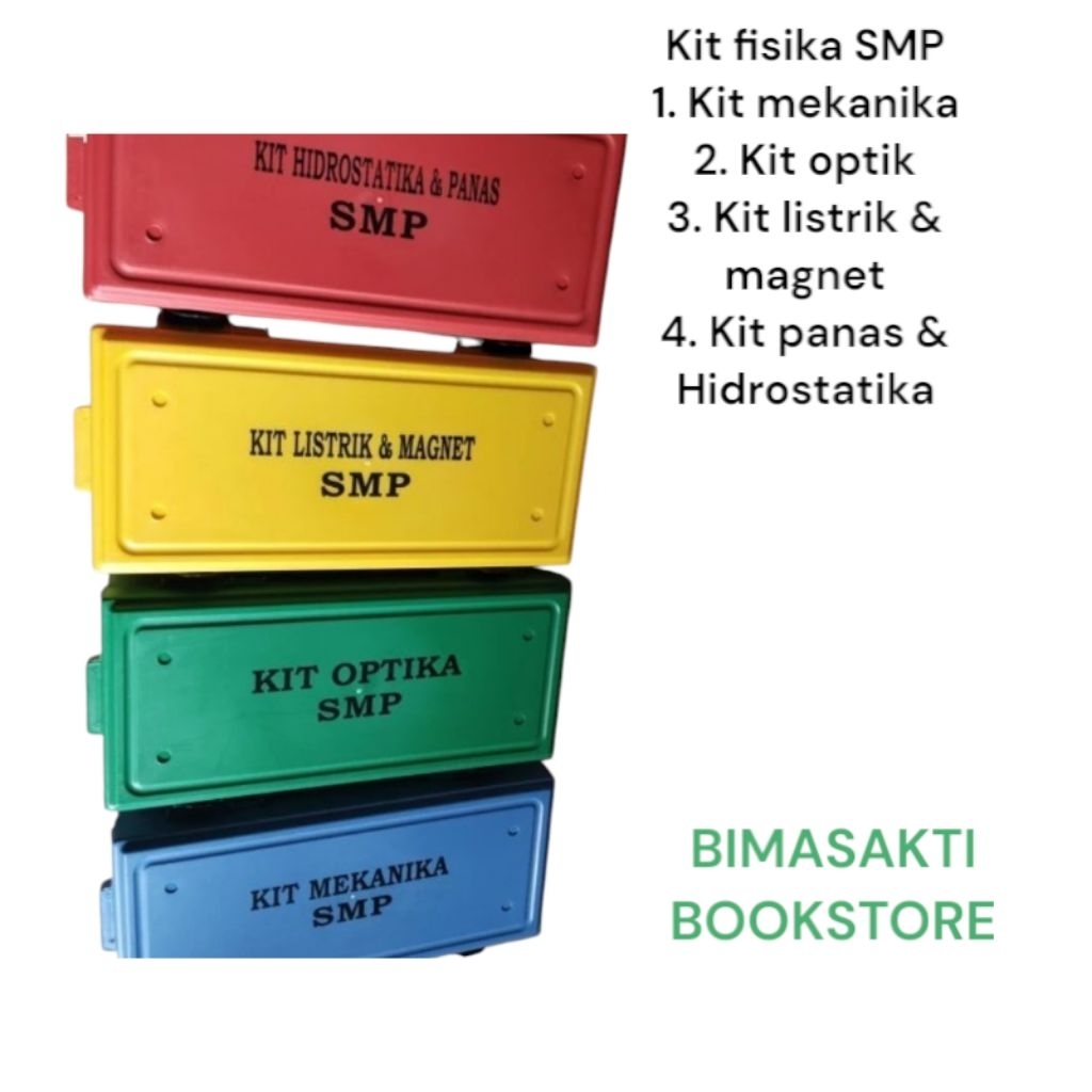 

Kit fisika SMP alat peraga pendidikan fisika isi satu set box termurah