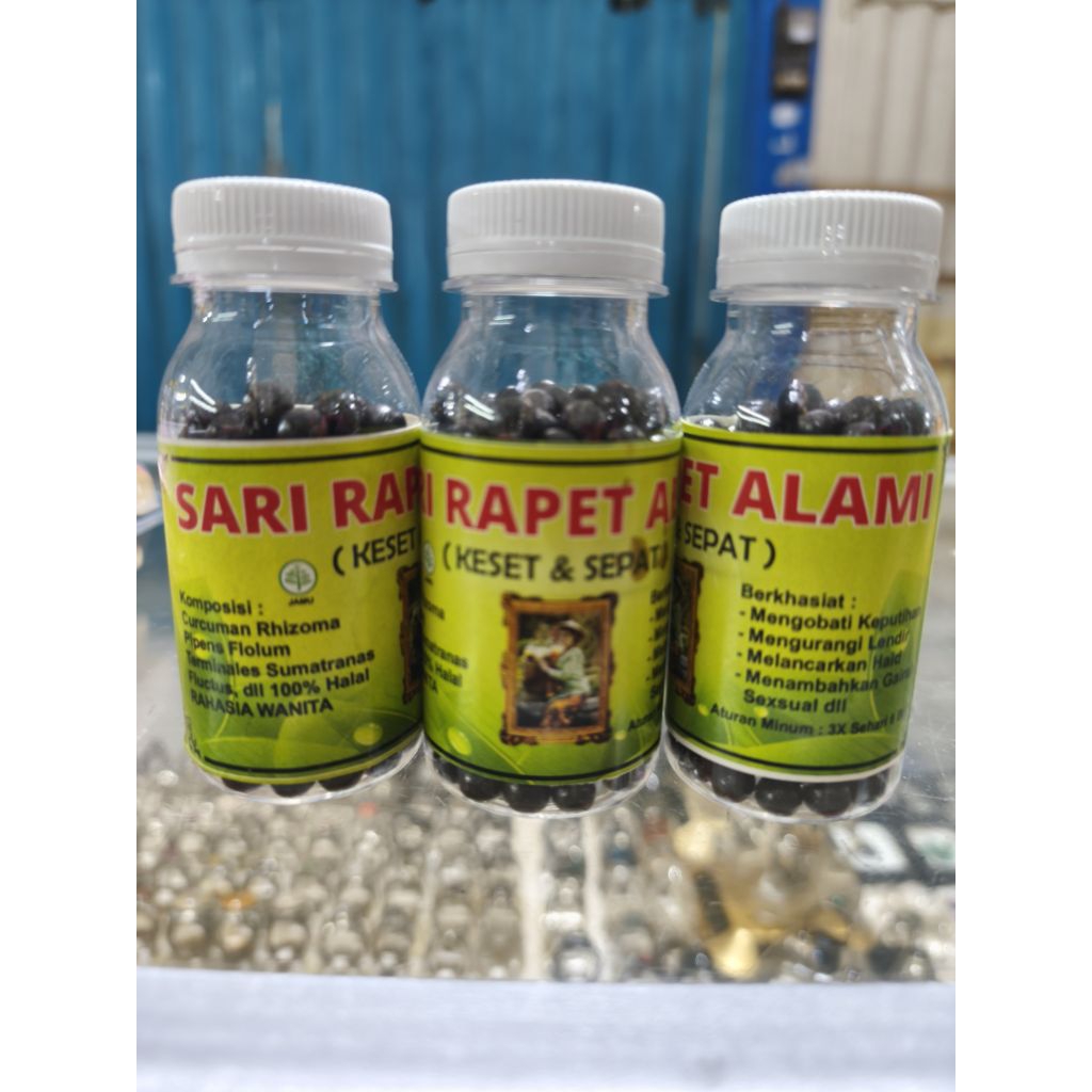 pil jamu sari rapet kalimantan(kesat & sepat rapet)