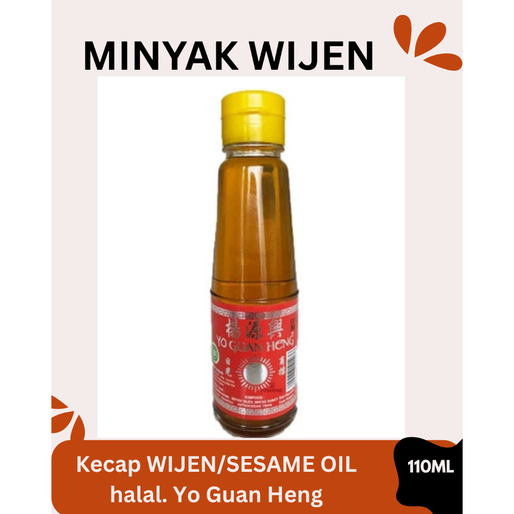 

Minyak Wijen SESAME OIL Yo Guan Heng 110ml Halal