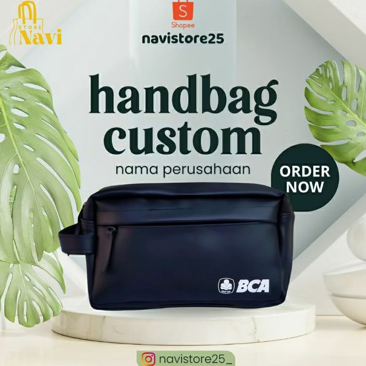 KODE X36B Handbag Tas Tangan Custom Logo Bank Central Asia  Logo BCA Prioritas  Logo BCA Sekuritas  