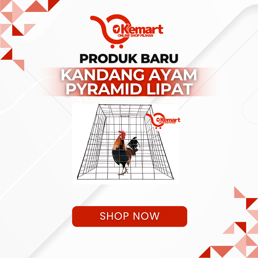 kandang ayam pyramid lipat|kandang ayam