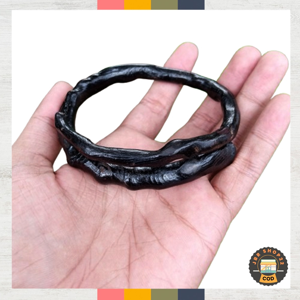 Gelang Akar Bahar Hitam Lentur Super