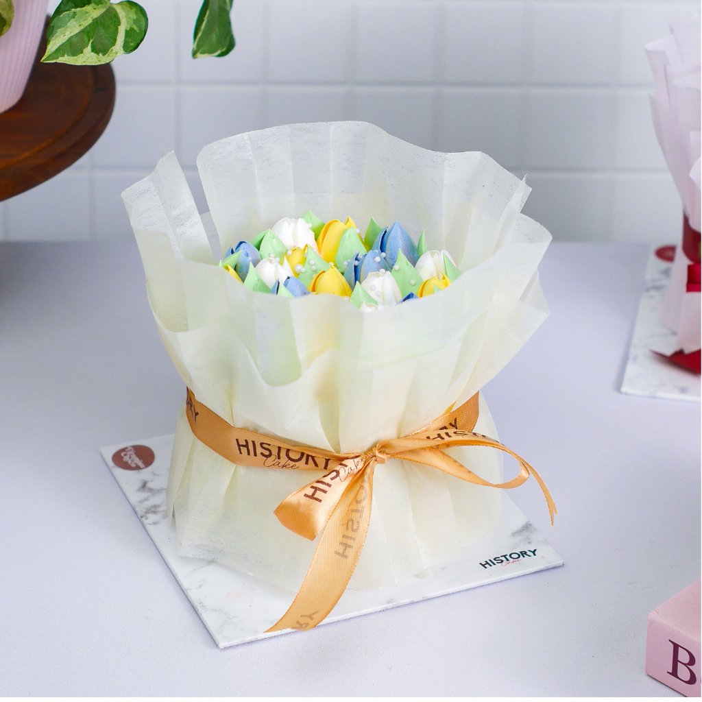

NOB HistoryCake Bouquet Flower Cake Kue Tart Buket Bunga Buket Wisuda Kado Wisuda Kado Anniversary