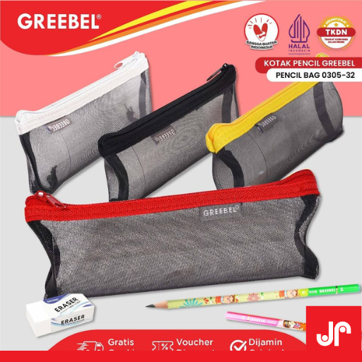 

GREEBEL PENCIL CASE (Pencil Bag 0305-32) / TEMPAT PENSIL JARING / TEMPAT PENSIL ANAK SEKOLAH / KOTAK PENSIL KANTOR