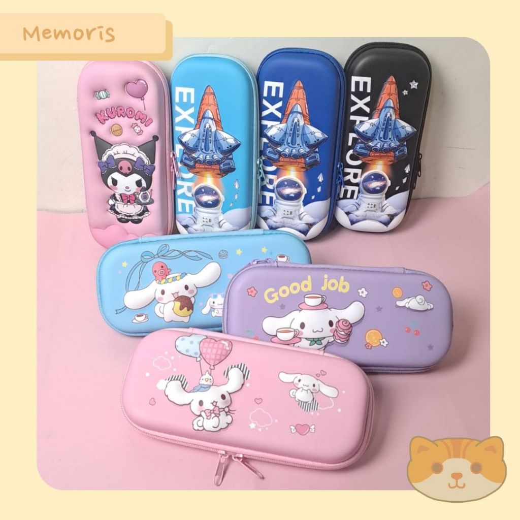 

Kotak Pensil/Tempat Pensil Timbul 3D EVA Anak Sekolah Cinnamoroll Space Kuromi