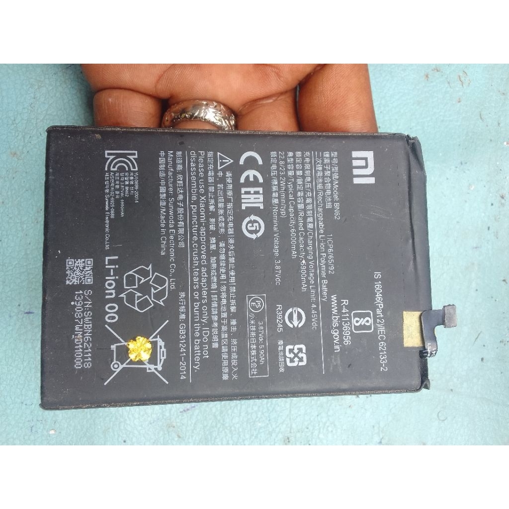 batre BN62 hp siomi 9t/poco m3/copotan